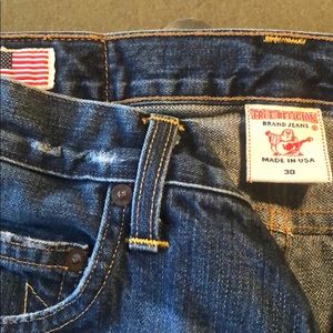 Men’s TRBJ button fly jeans.  Size 30x30